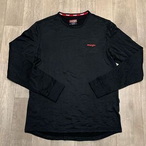 Mens Wrangler Performance‎ Ribbed Running Gym Workout Crewneck Shirt